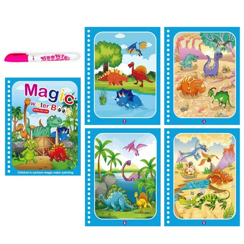 Magical Water Drawing Book – Mess-Free, Reusable Fun for Little Artists