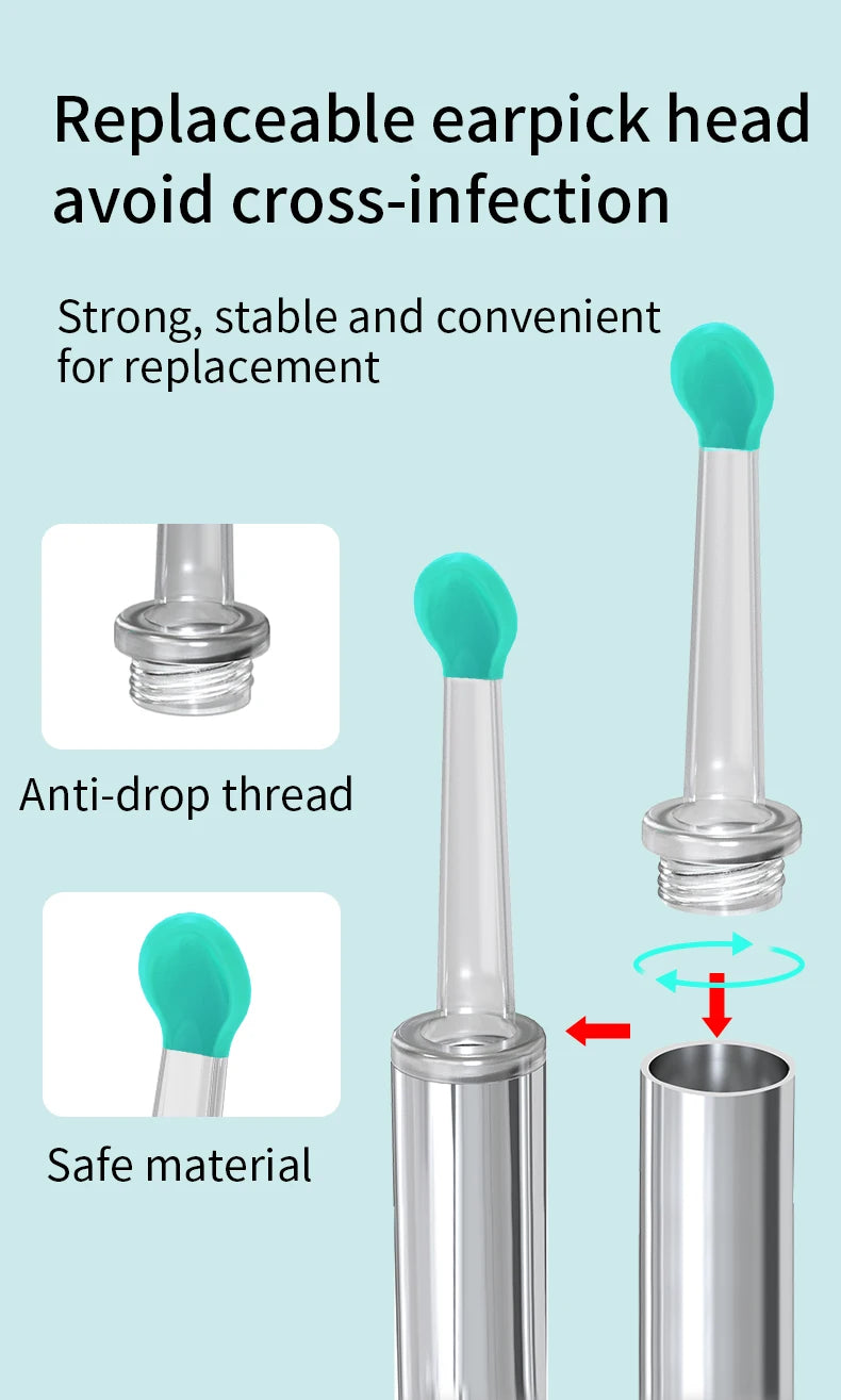 Smart Visual Ear Cleaner with Camera – Safe, Clear, and Precise Ear Care!