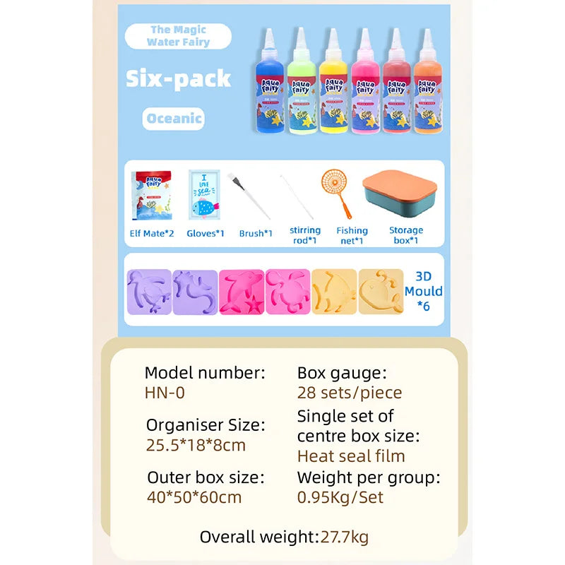 DIY Fairy Magic Water Elf Ocean Mold Kit – Create Your Own Magical Underwater World!