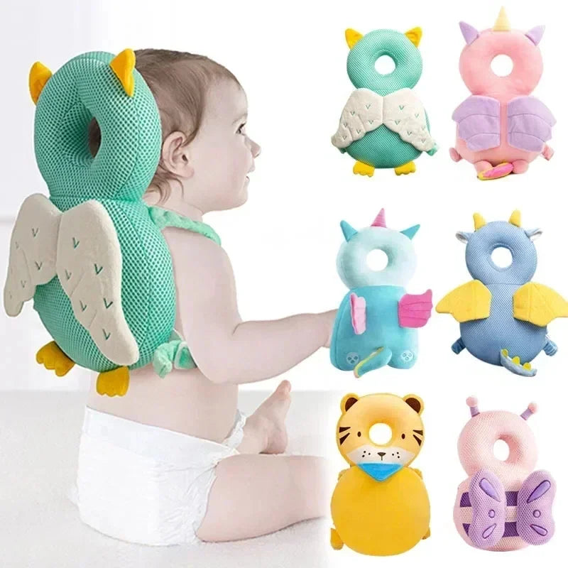 Baby Head Protector – Soft Safety Cushion (Bee/Cartoon) – Toddler Anti-Bump Hat (1-3 Years)