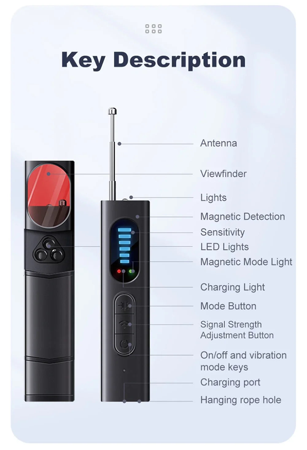 Hidden Camera Detector & Anti-Spy Scanner – Protect Your Privacy with Advanced Security Technology