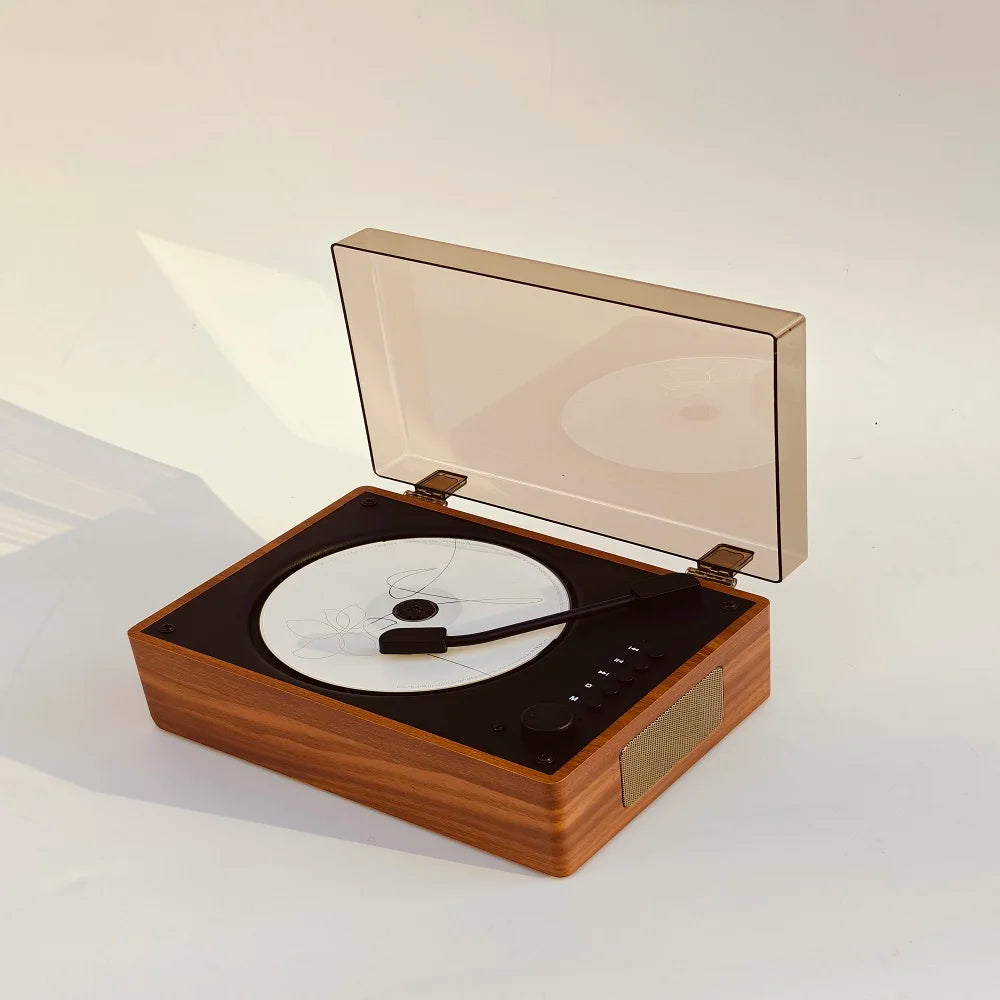 Retro CD Player – Rechargeable, Bluetooth-Compatible, and Portable Music Player