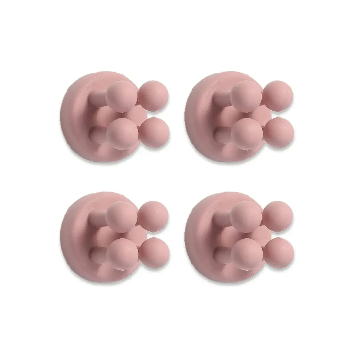4-Pack Silicone Shaver & Toothbrush Holders – Space-Saving, Waterproof & Versatile!