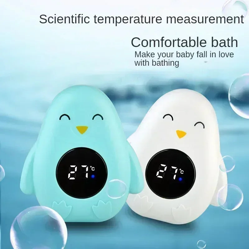 Digital Baby Bath Thermometer – Floating LED Water Temperature Monitor with Cute Cartoon Design