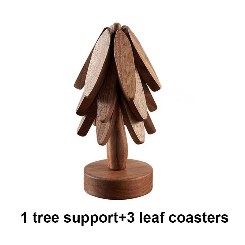 Tree Design Wooden Trivets – Style Meets Functionality