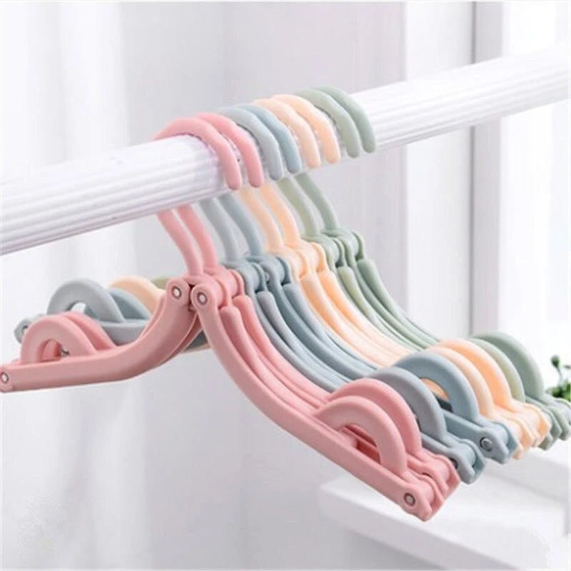 Foldable Travel Hangers (5/10-Pack) – Space-Saving Clothes Organiser for Hotels & Home