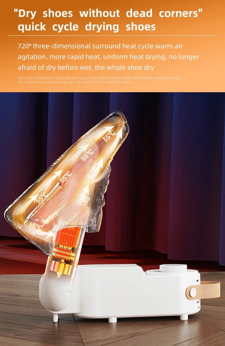 Intelligent Timer Shoe Dryer 2025– Quick Drying, Deodorizing, and Sterilizing for Fresh, Warm Shoes!