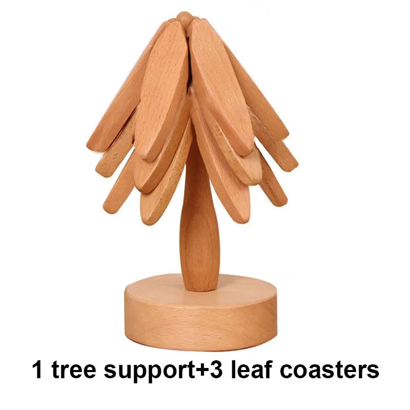 Tree Design Wooden Trivets – Style Meets Functionality