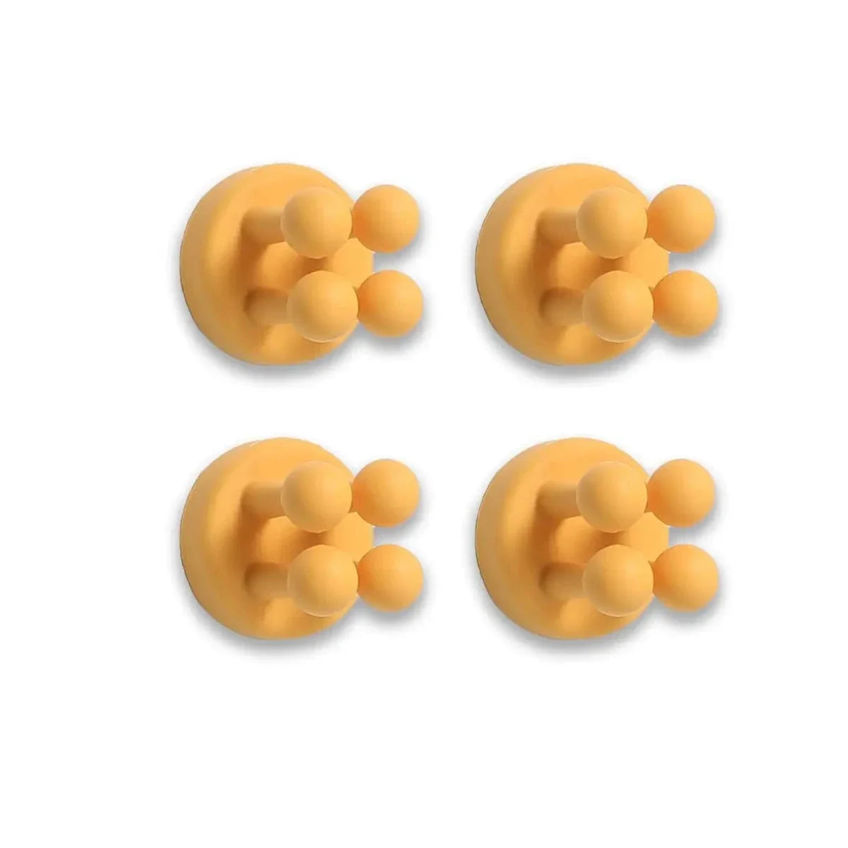 4-Pack Silicone Shaver & Toothbrush Holders – Space-Saving, Waterproof & Versatile!