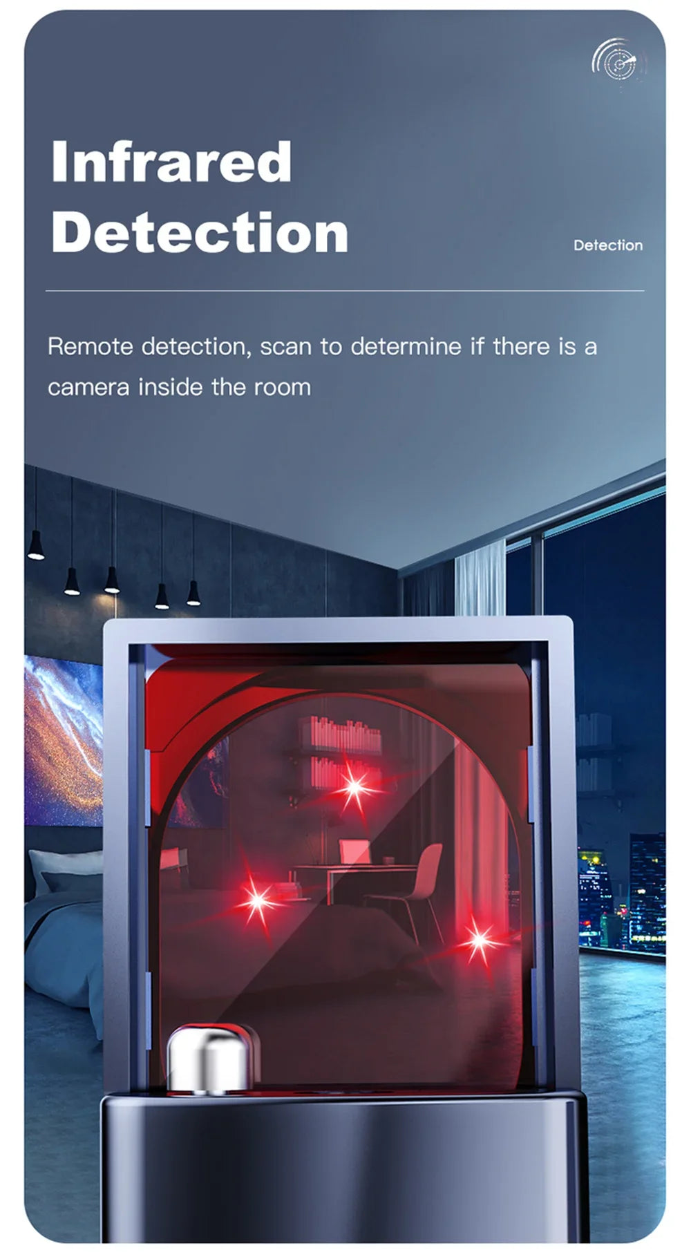 Hidden Camera Detector & Anti-Spy Scanner – Protect Your Privacy with Advanced Security Technology