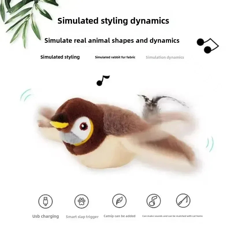 Electric Flapping Bird Cat Toy – Drive Your Cat Wild!