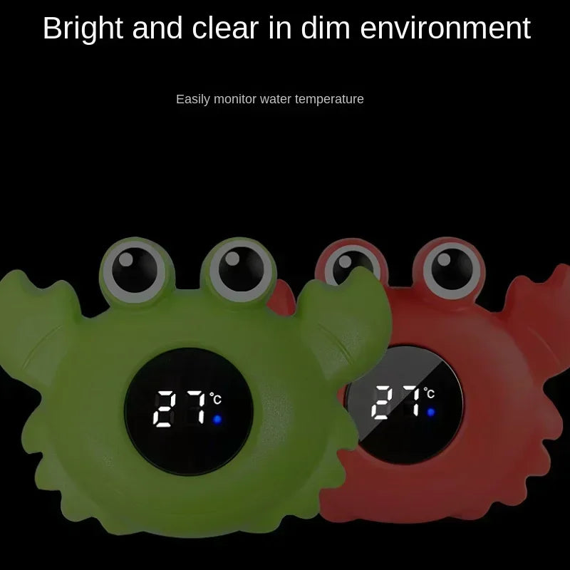 Digital Baby Bath Thermometer – Floating LED Water Temperature Monitor with Cute Cartoon Design