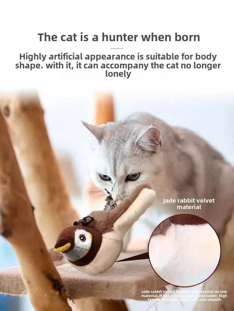 Electric Flapping Bird Cat Toy – Drive Your Cat Wild!