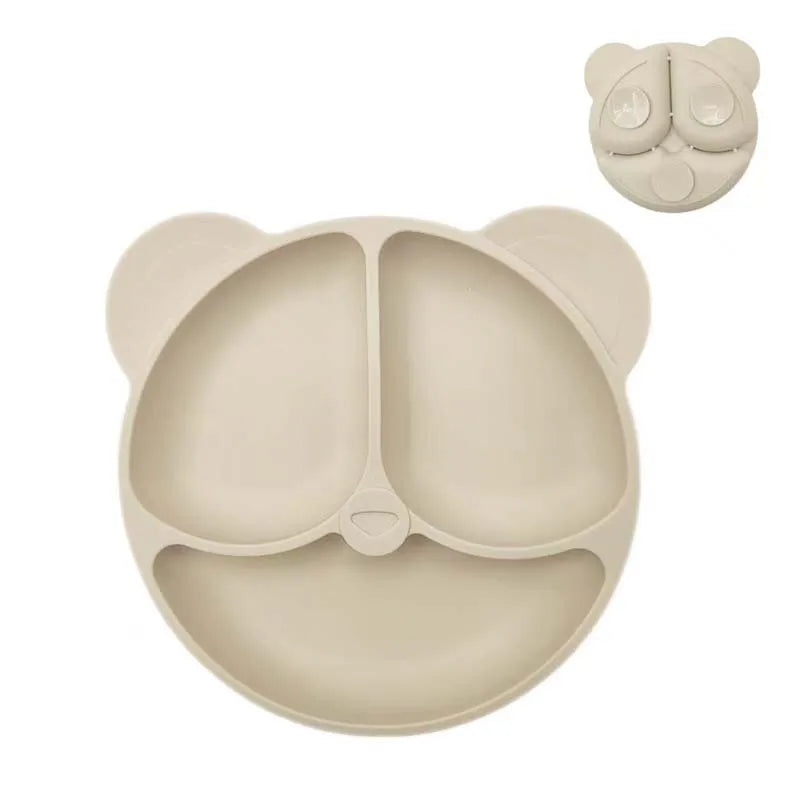 Smile-Face Suction Baby Plate – Non-Slip Silicone Toddler Bowl (BPA-Free) Mealtime just got mess-proof!