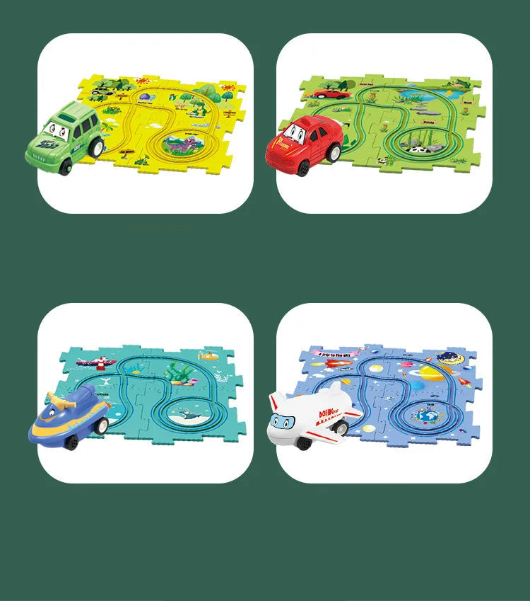 Children’s Puzzle Electric Railroad Speeder – Build, Play, and Explore!