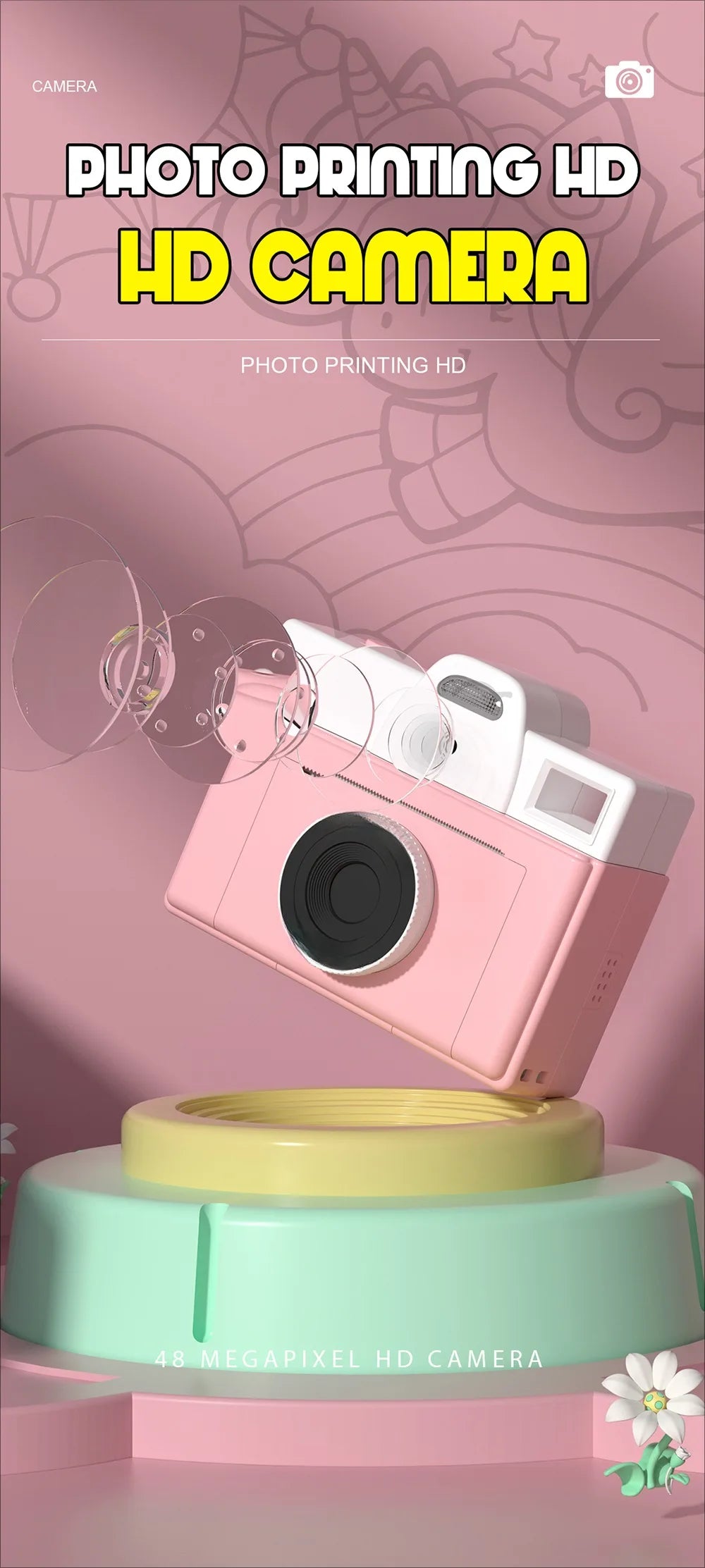 Instant Print Camera for Kids – Capture and Print Memories in an Instant!