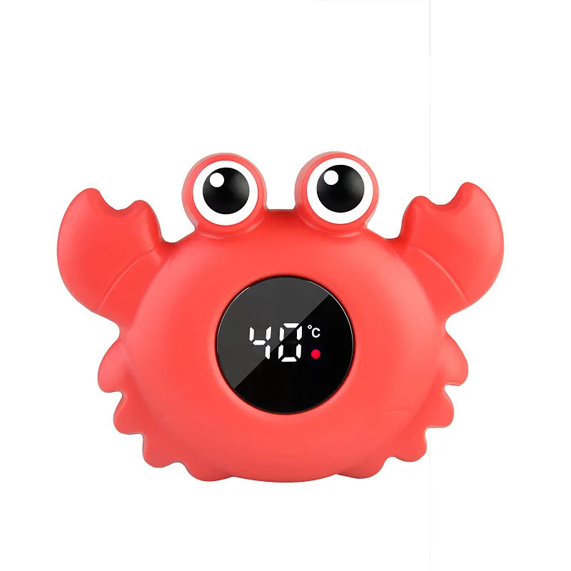 Digital Baby Bath Thermometer – Floating LED Water Temperature Monitor with Cute Cartoon Design