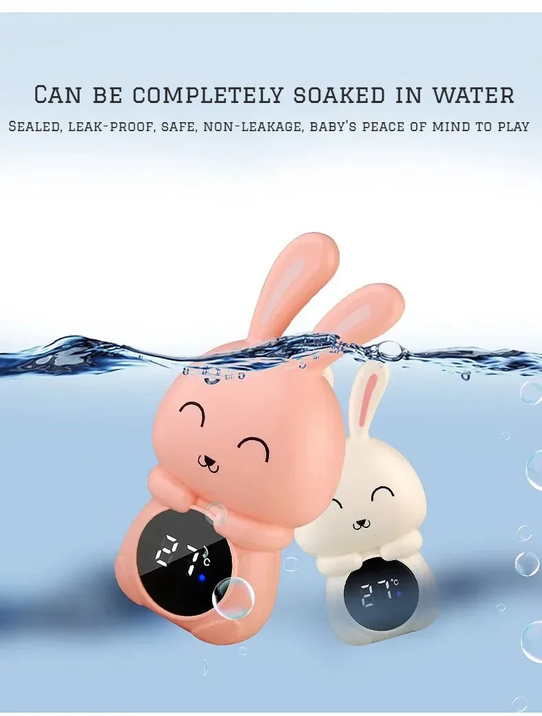 Digital Baby Bath Thermometer – Floating LED Water Temperature Monitor with Cute Cartoon Design
