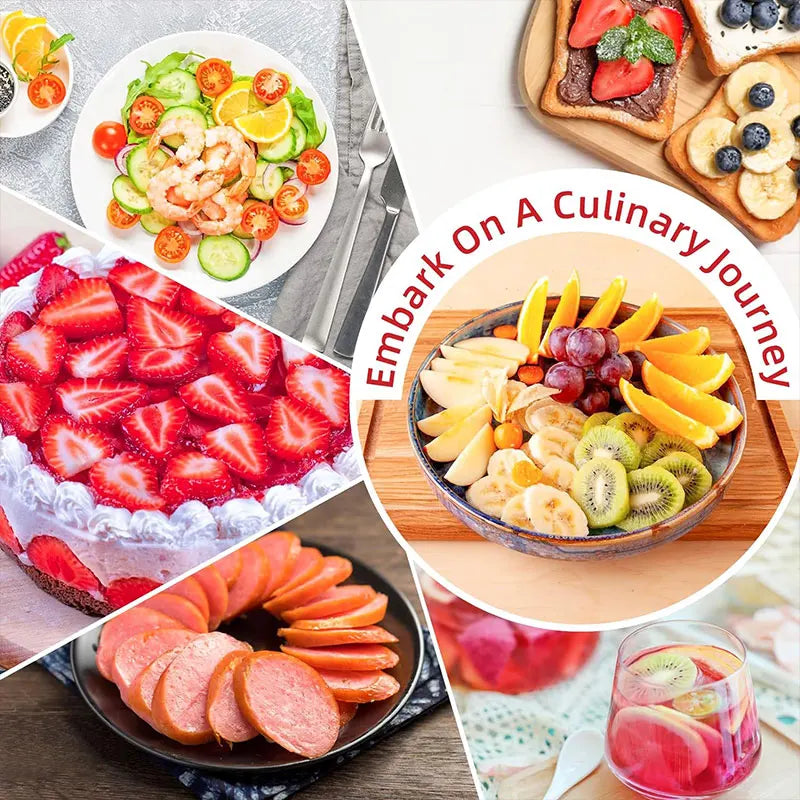 Multi-Fruit Speed Slicer with Safety Push Plate – Kitchen Essential for Perfect, Uniform Cuts