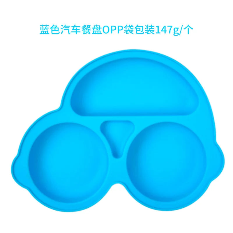 Smile-Face Suction Baby Plate – Non-Slip Silicone Toddler Bowl (BPA-Free) Mealtime just got mess-proof!