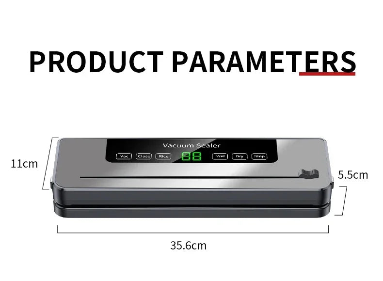 Electric Vacuum Sealer – Keep Food Fresh Longer!