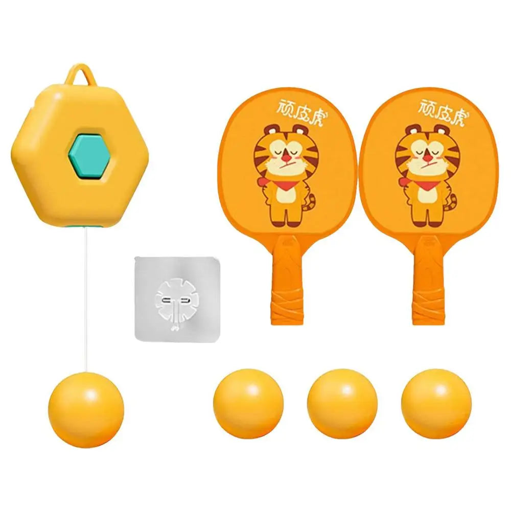 Height-Adjustable Table Tennis Trainer – Perfect for Kids’ Indoor Practice!
