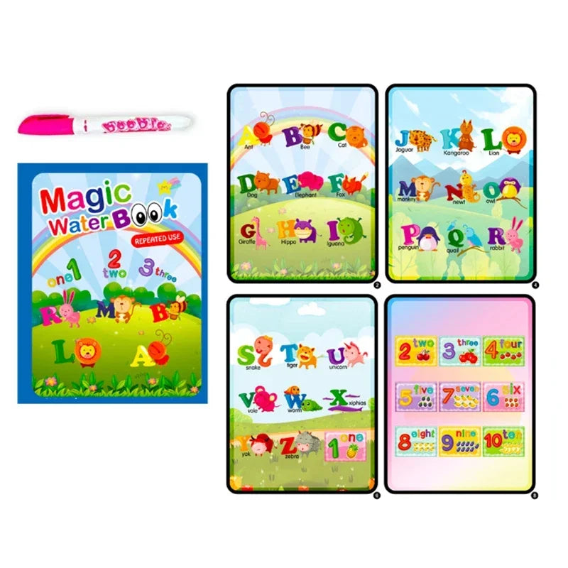 Magical Water Drawing Book – Mess-Free, Reusable Fun for Little Artists