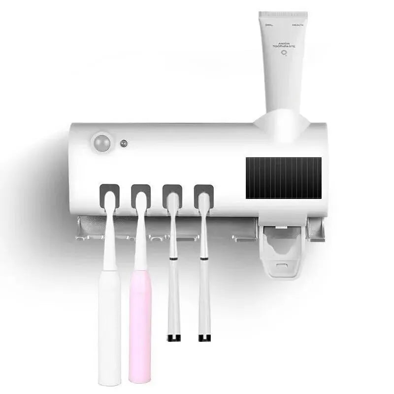Solar-Powered UV Toothbrush Holder & Sterilizer – Keep Your Toothbrush Clean and Germ-Free!