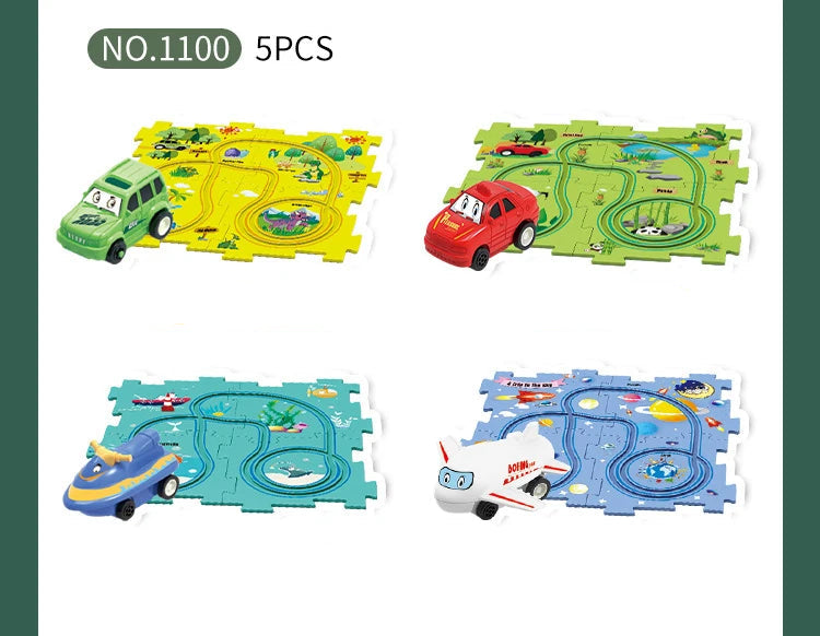 Children’s Puzzle Electric Railroad Speeder – Build, Play, and Explore!