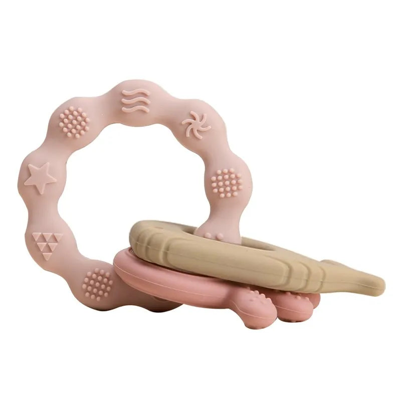 Baby Teething Mittens – BPA-Free Silicone Teether Gloves (Bear Design)