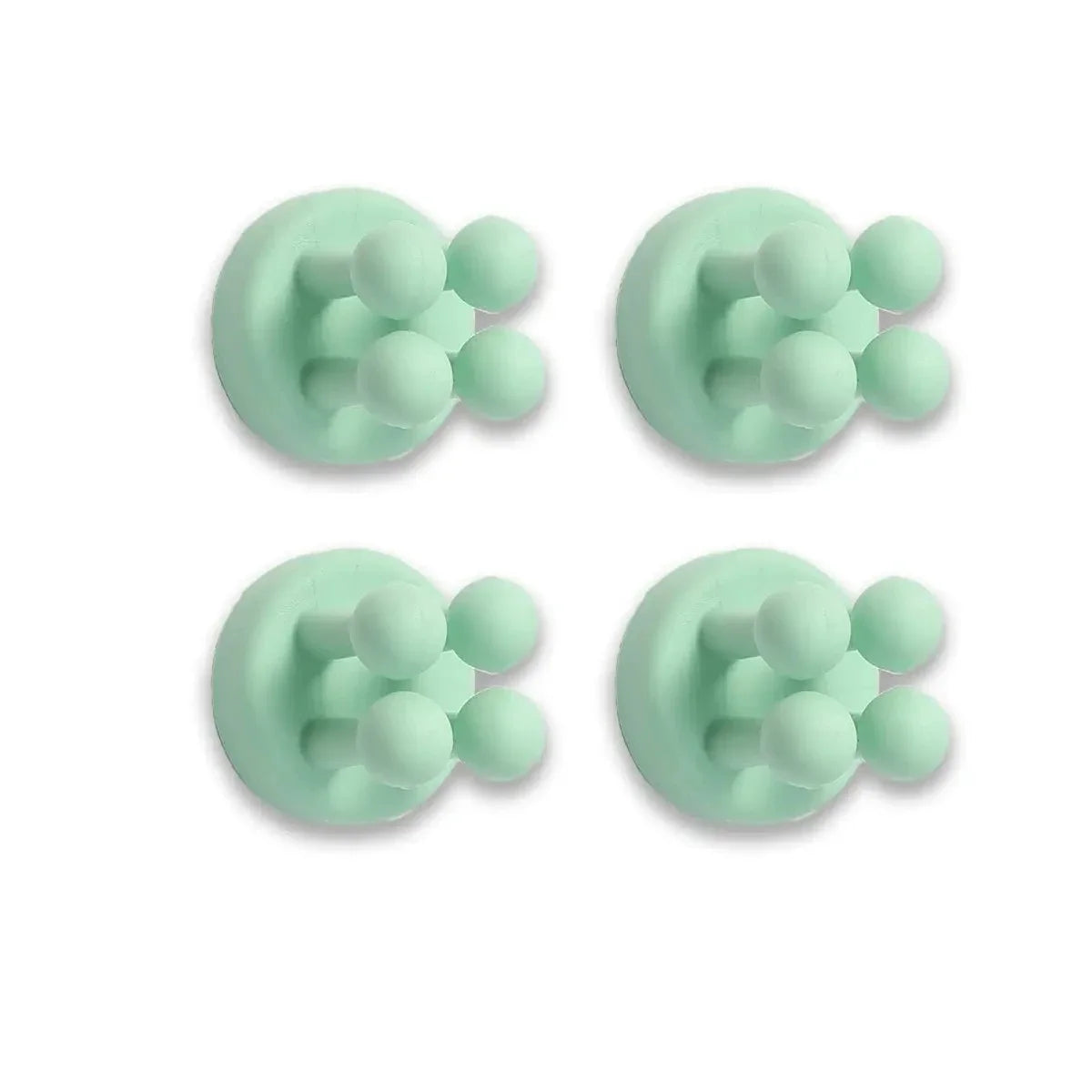 4-Pack Silicone Shaver & Toothbrush Holders – Space-Saving, Waterproof & Versatile!