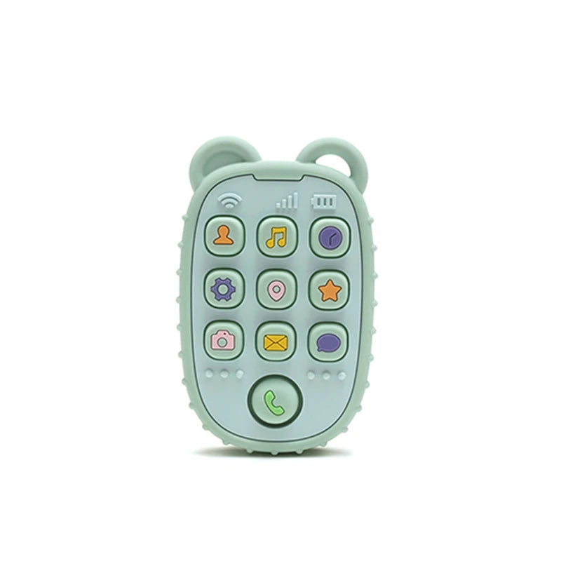 Baby Teething Mittens – BPA-Free Silicone Teether Gloves (Bear Design)