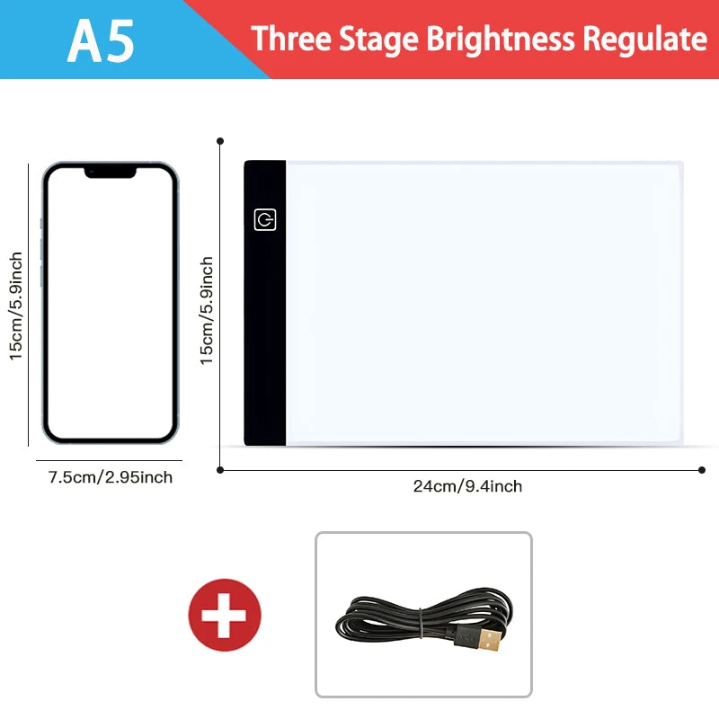LED Drawing Copy Pad – Illuminate Your Child's Creativity!