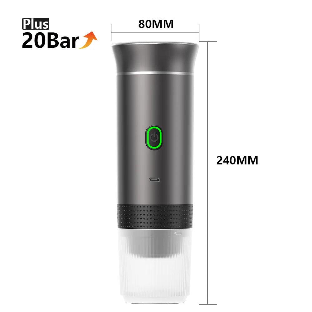 Wireless Electric Portable Espresso Coffee Machine 3 in 1 – Brew Barista-Quality Coffee Anywhere!