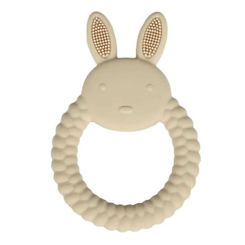 Baby Teething Mittens – BPA-Free Silicone Teether Gloves (Bear Design)