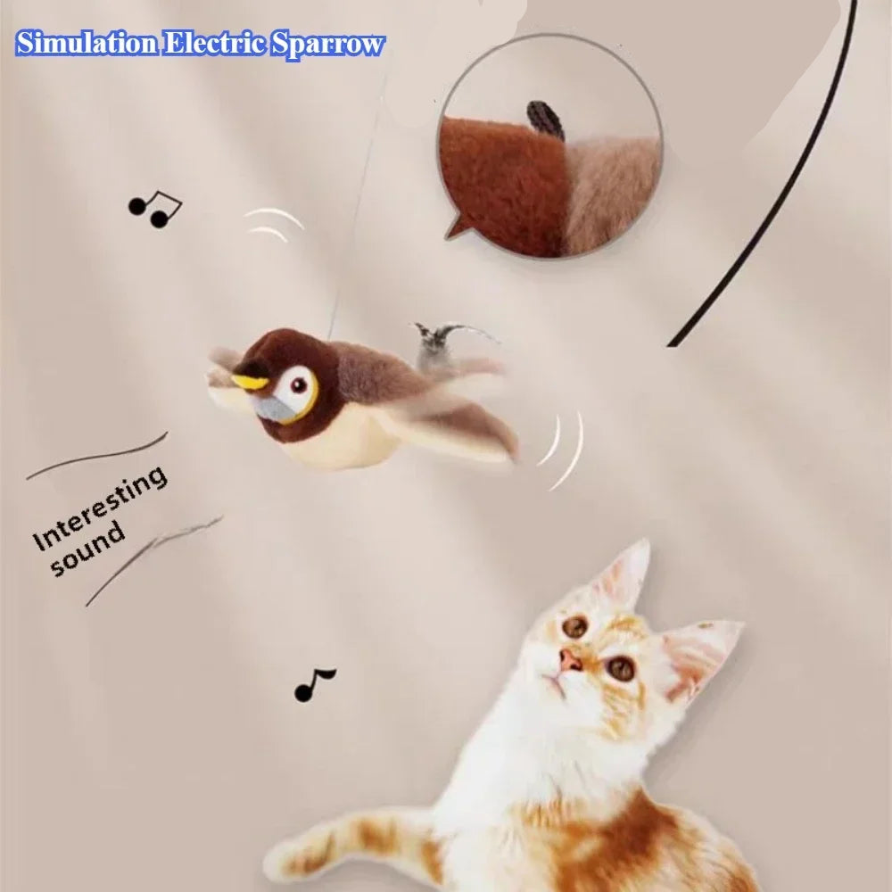Electric Flapping Bird Cat Toy – Drive Your Cat Wild!