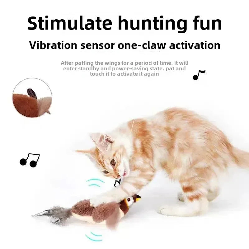Electric Flapping Bird Cat Toy – Drive Your Cat Wild!