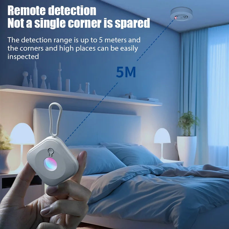 Wireless Anti-Spy Detector – Portable Infrared Camera Finder for Ultimate Privacy Protection!
