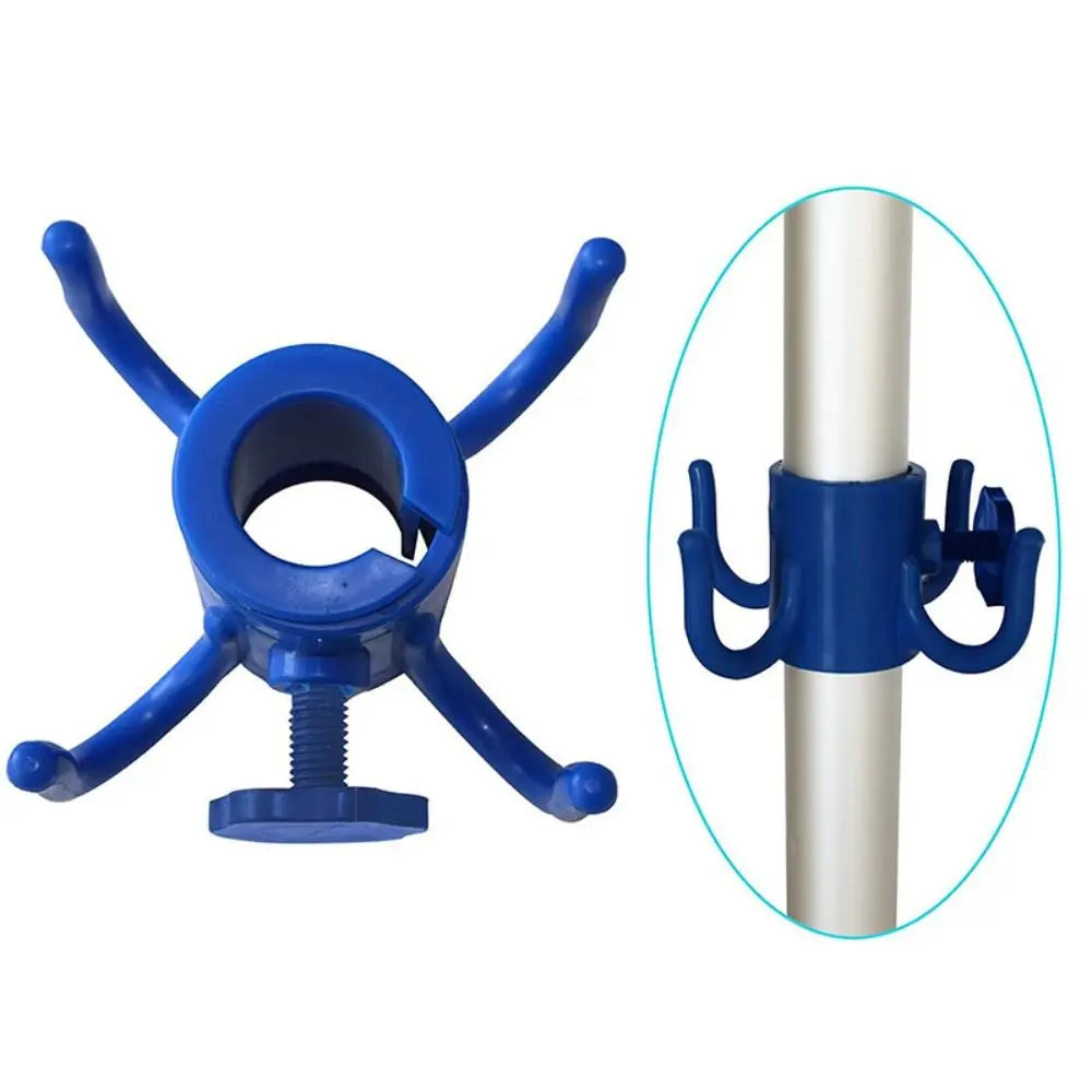 Portable 4-Hook Umbrella Hanger – Hang Bags, Towels & More!