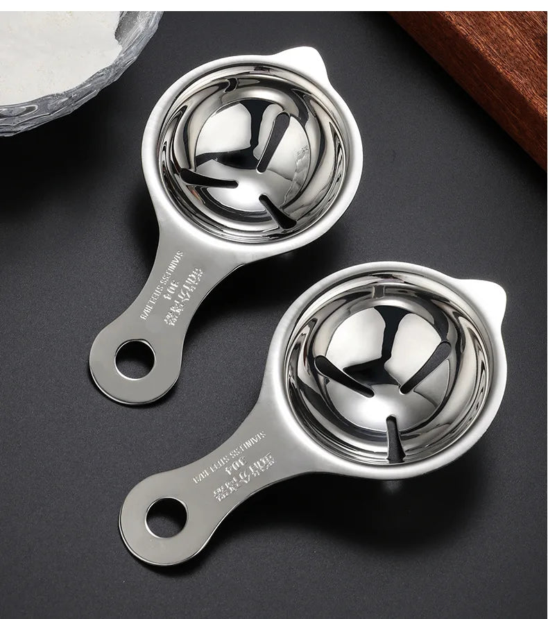 Stainless Steel Egg Yolk Separator – The Perfect Tool for Effortless Egg Separation!