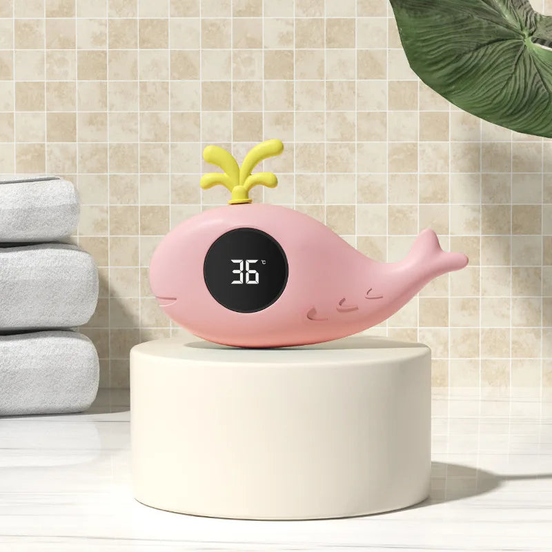 Digital Baby Bath Thermometer – Floating LED Water Temperature Monitor with Cute Cartoon Design