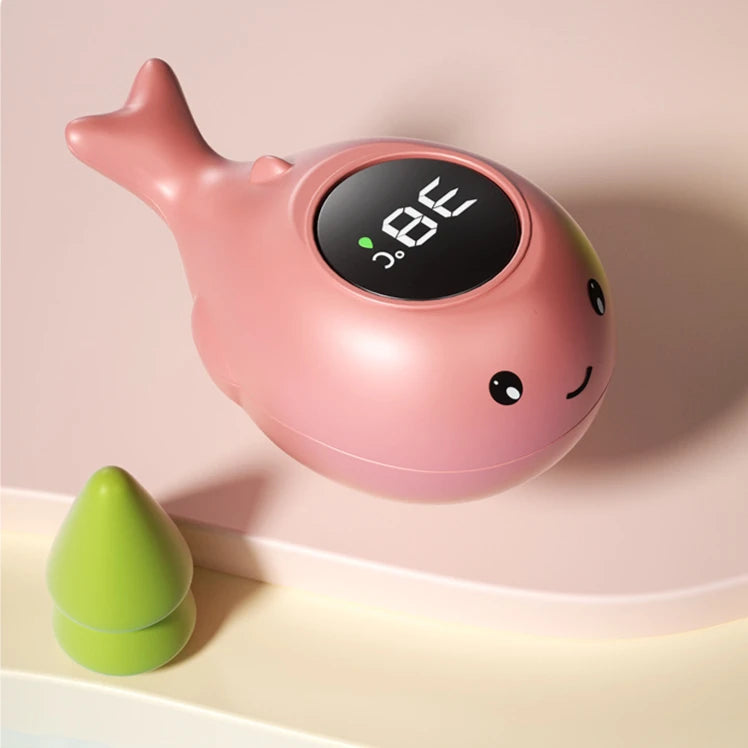 Digital Baby Bath Thermometer – Floating LED Water Temperature Monitor with Cute Cartoon Design