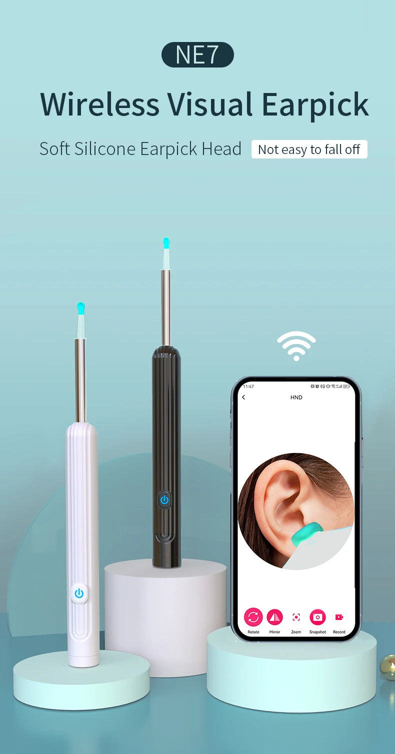 Smart Visual Ear Cleaner with Camera – Safe, Clear, and Precise Ear Care!
