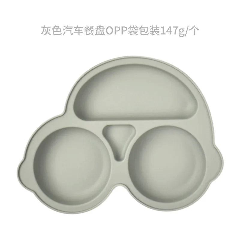 Smile-Face Suction Baby Plate – Non-Slip Silicone Toddler Bowl (BPA-Free) Mealtime just got mess-proof!