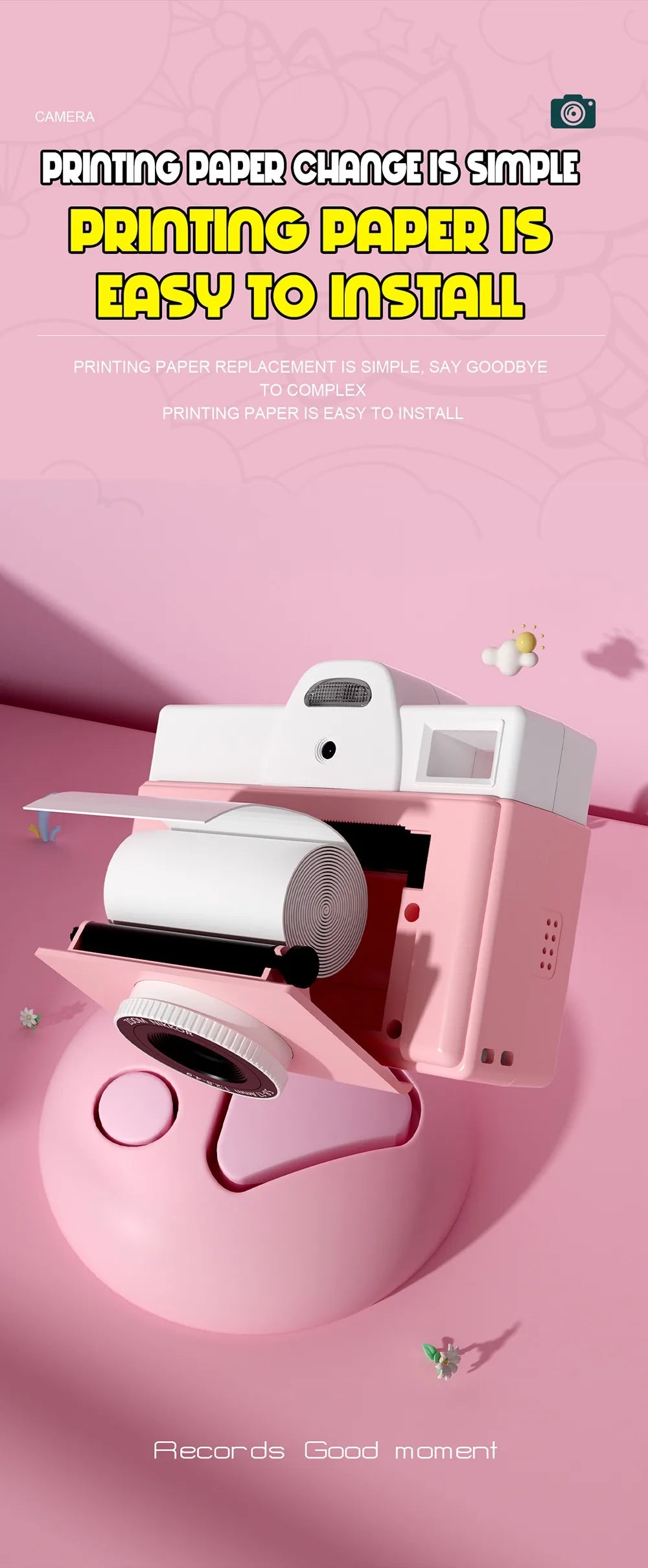 Instant Print Camera for Kids – Capture and Print Memories in an Instant!