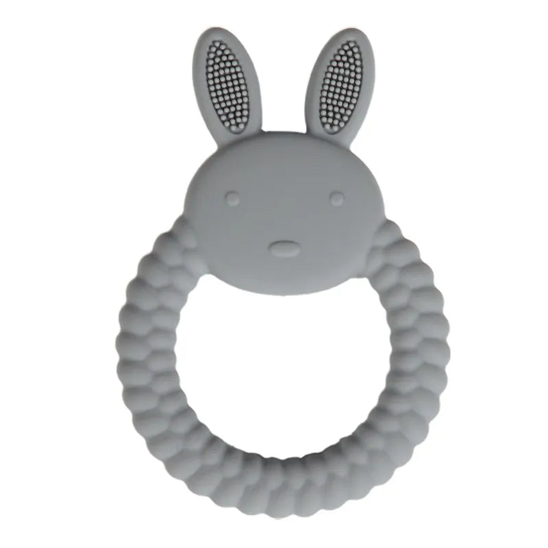 Baby Teething Mittens – BPA-Free Silicone Teether Gloves (Bear Design)