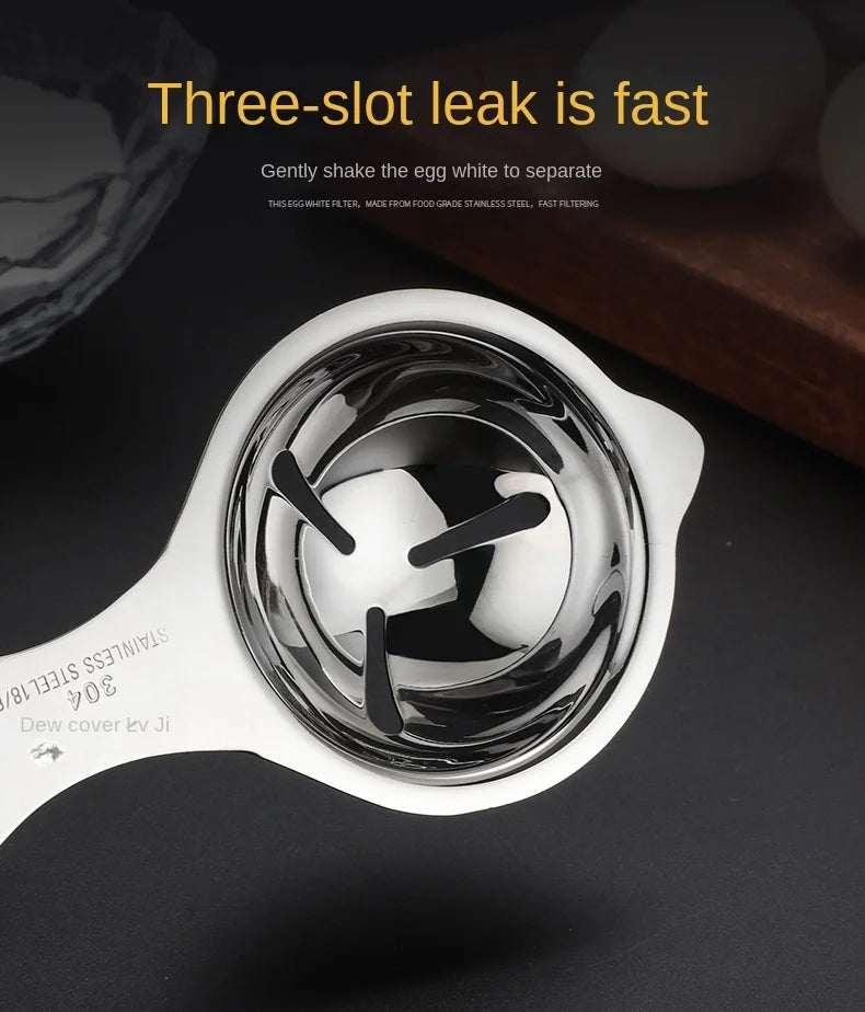 Stainless Steel Egg Yolk Separator – The Perfect Tool for Effortless Egg Separation!