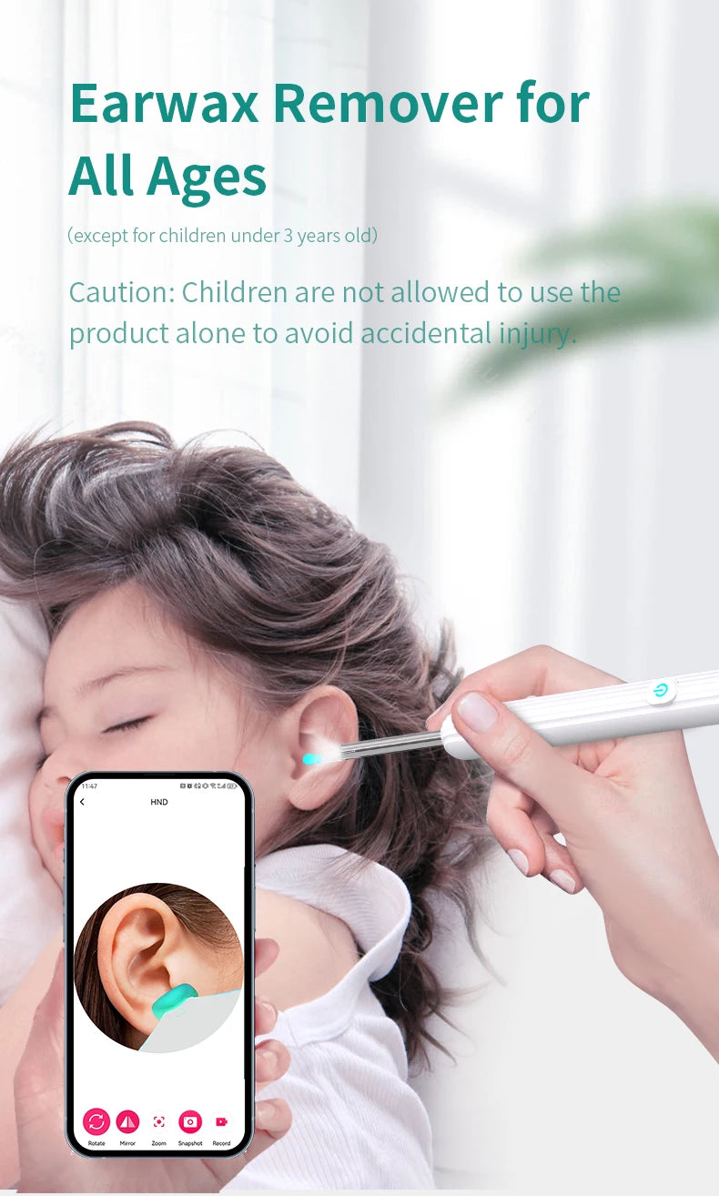 Smart Visual Ear Cleaner with Camera – Safe, Clear, and Precise Ear Care!
