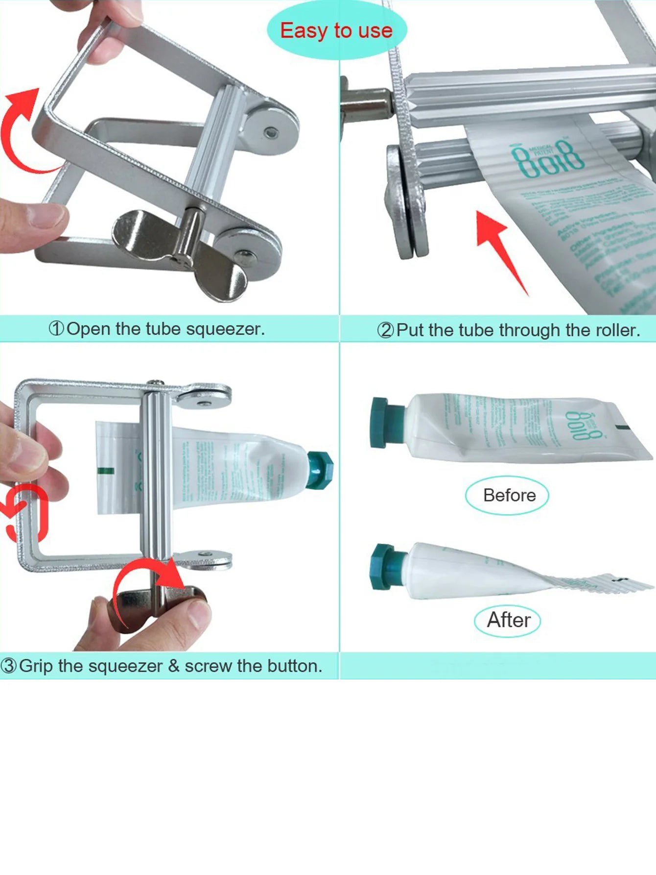 Metal Tube Squeezer – Get Every Last Drop