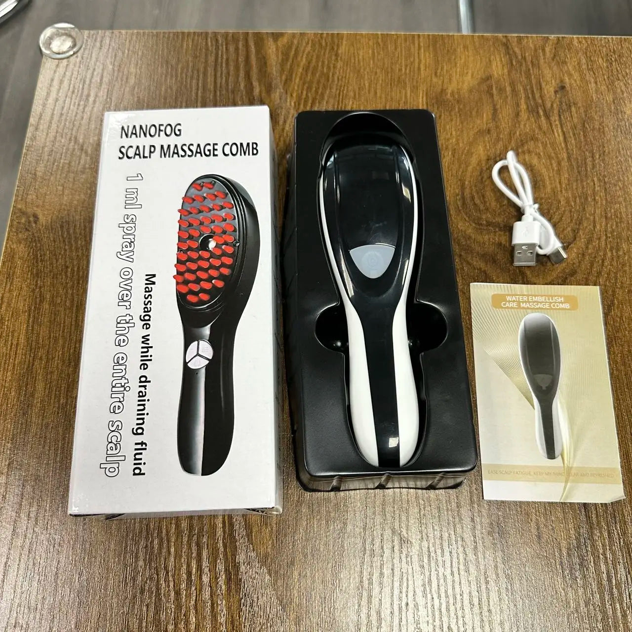 Electric Spray Massage Comb – Revitalize Your Hair and Scalp!